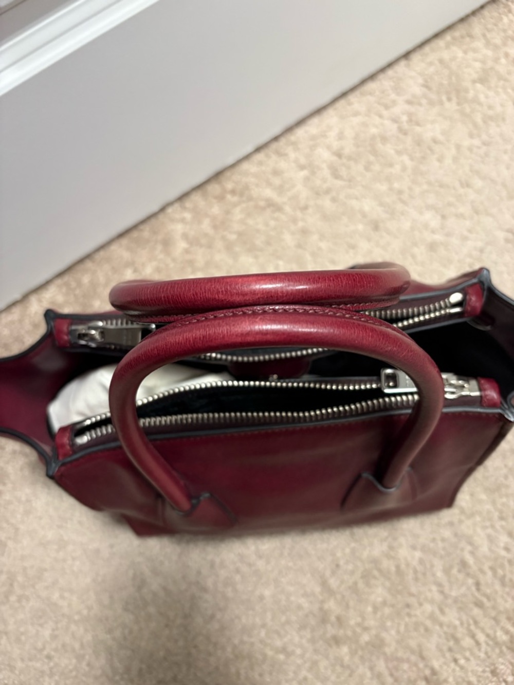 Prada Twin Pocket Glace Calf Tote Bag - Picture 15 of 16